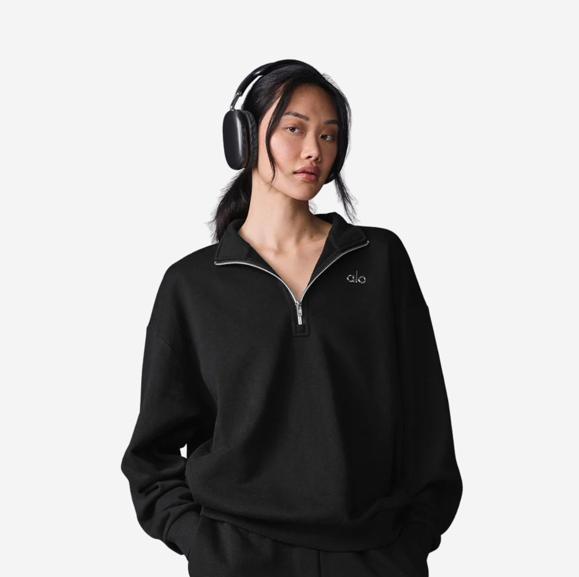 ALO YOGA ACCOLADE 1/4 ZIP PULLOVER