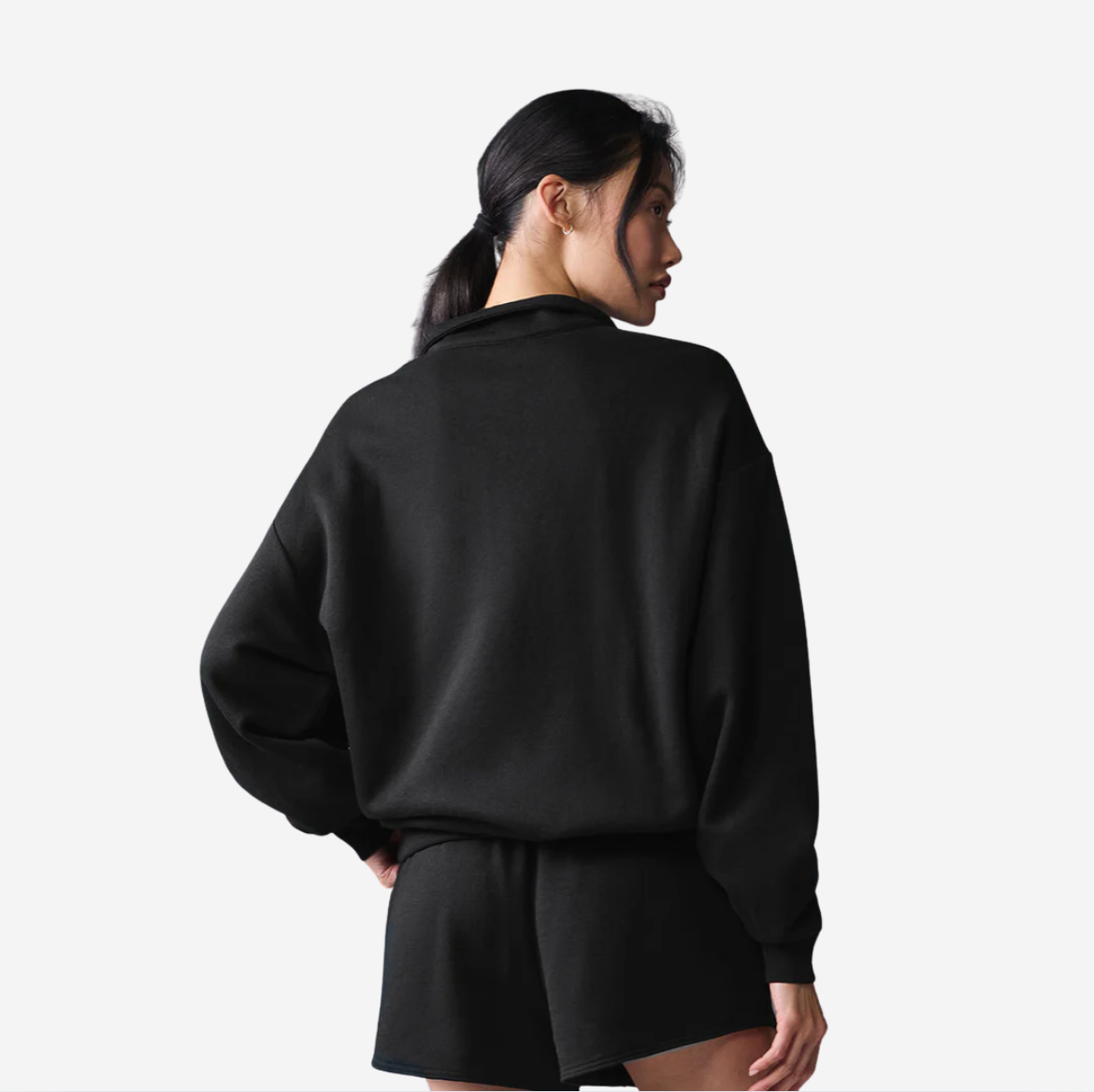 ALO YOGA ACCOLADE 1/4 ZIP PULLOVER